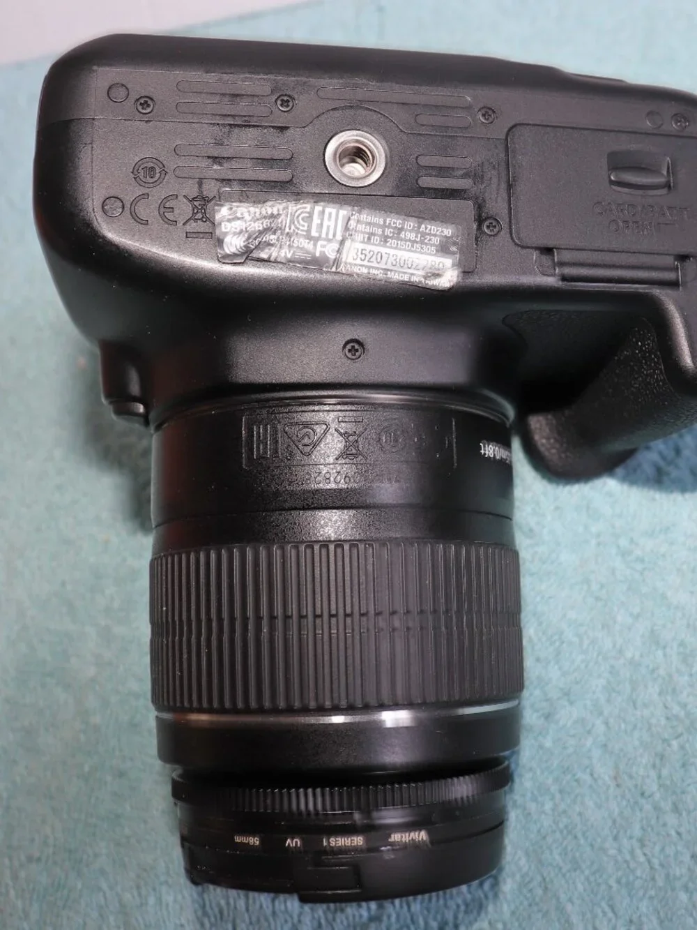 Canon EOS Rebel T6 DSLR Camera w/ 18–55mm Lens Battery, Charger Tested Works